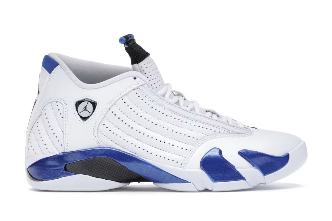 Used - Air Jordan 14 Retro White Hyper Royal - US M 9 - catalog main image