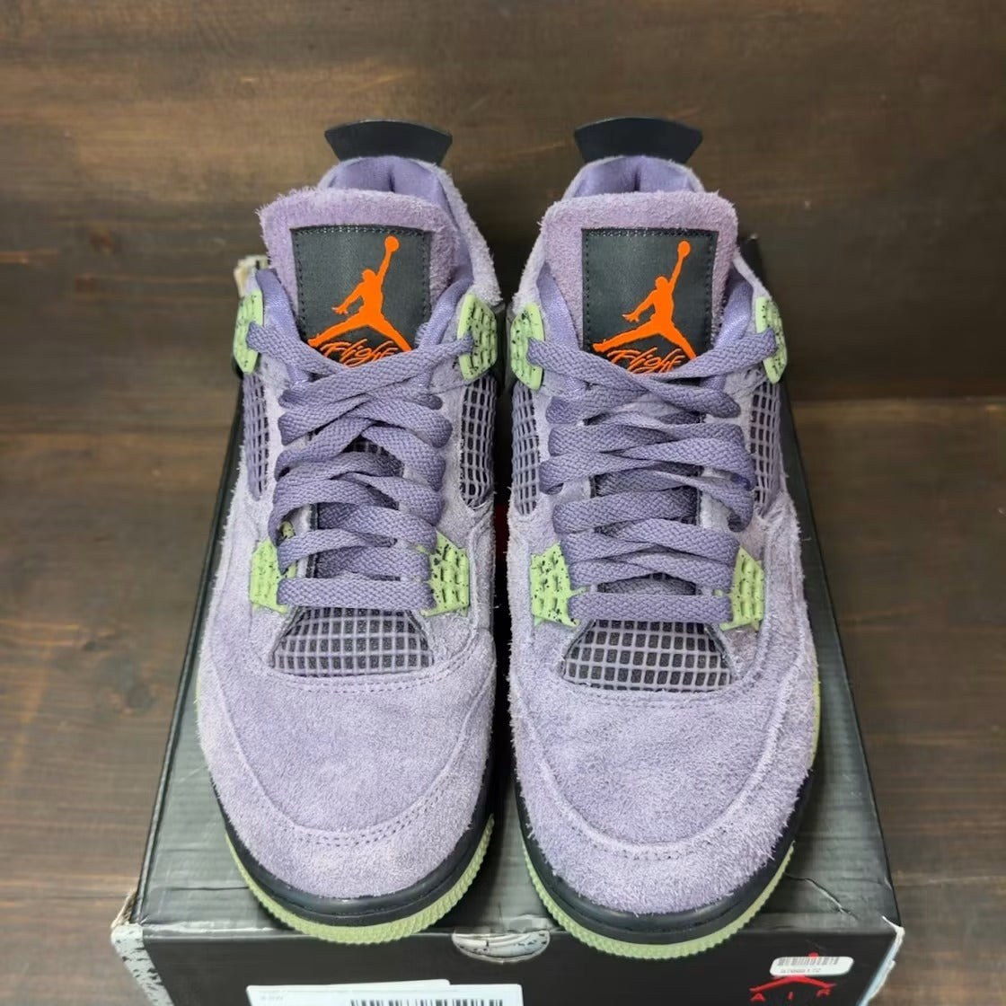Used - Air Jordan 4 Retro Canyon Purple (Women's) - US W 8.5 - detail 2