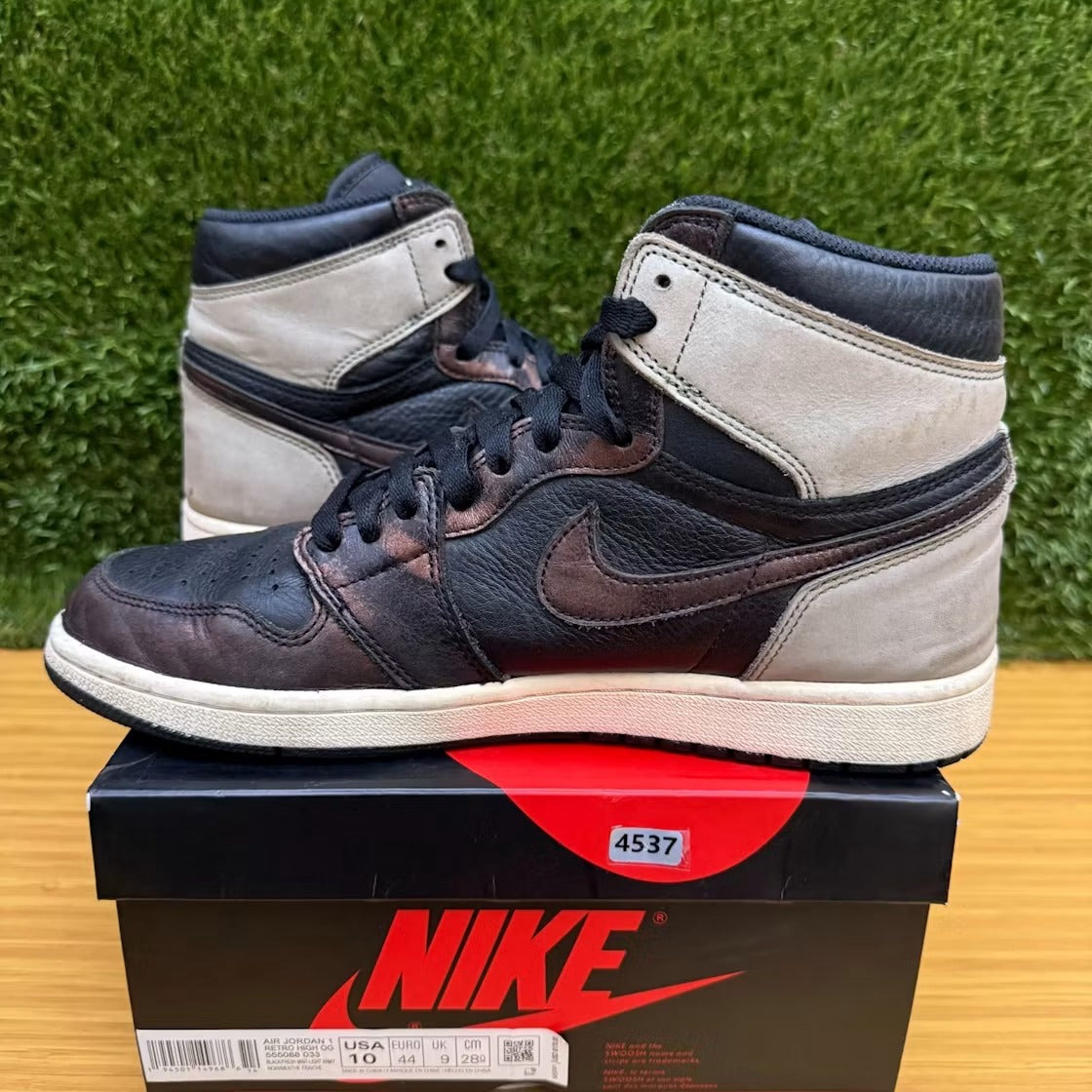 Used - Air Jordan 1 Retro High Light Army Rust Shadow Patina - US M 10 - detail 5