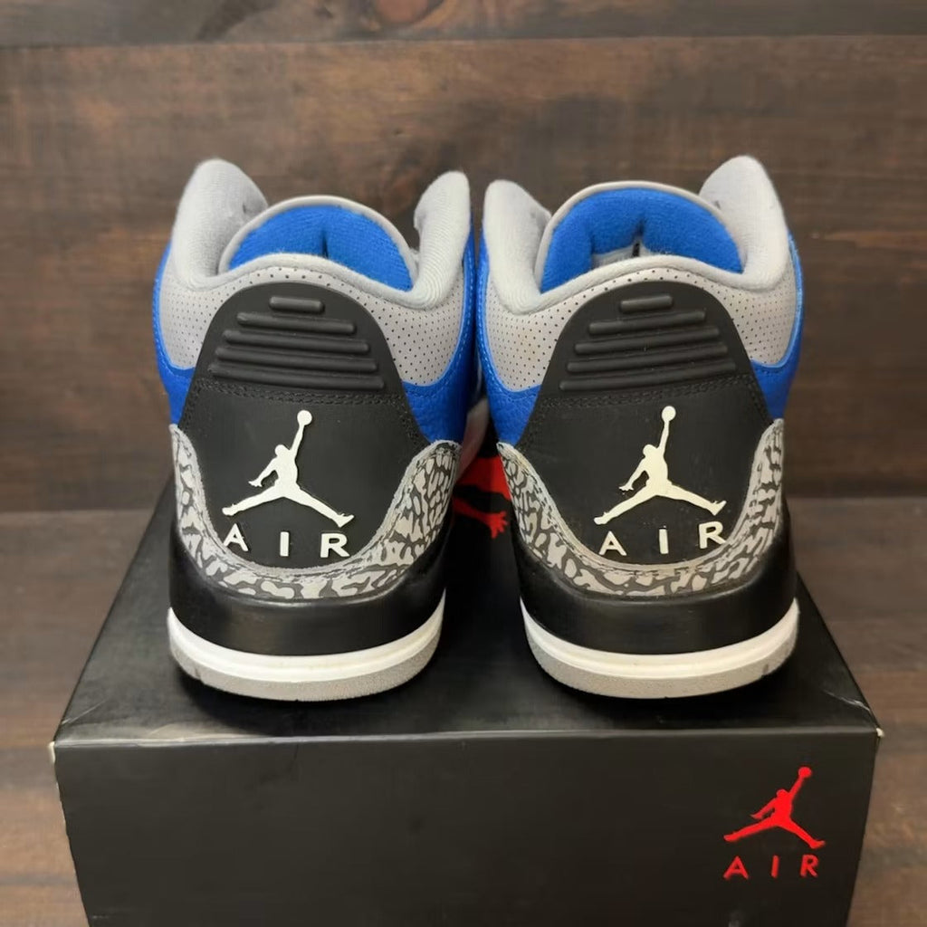 Used - Air Jordan 3 Retro Varsity Royal Cement - US M 10 - detail 3