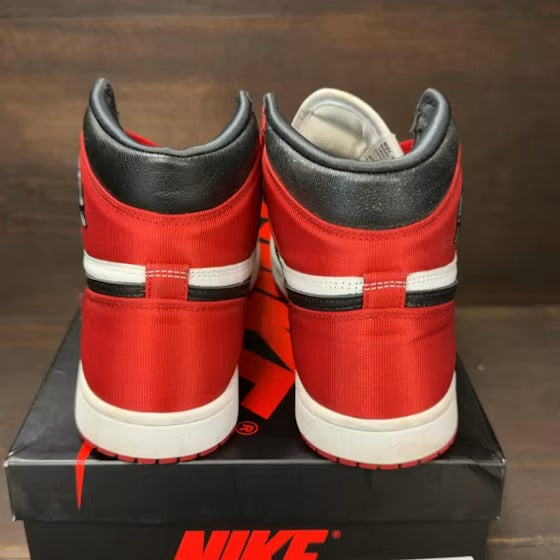 Used - Air Jordan 1 Retro High Satin Black Toe (Women's) - US W 8.5 - detail 3